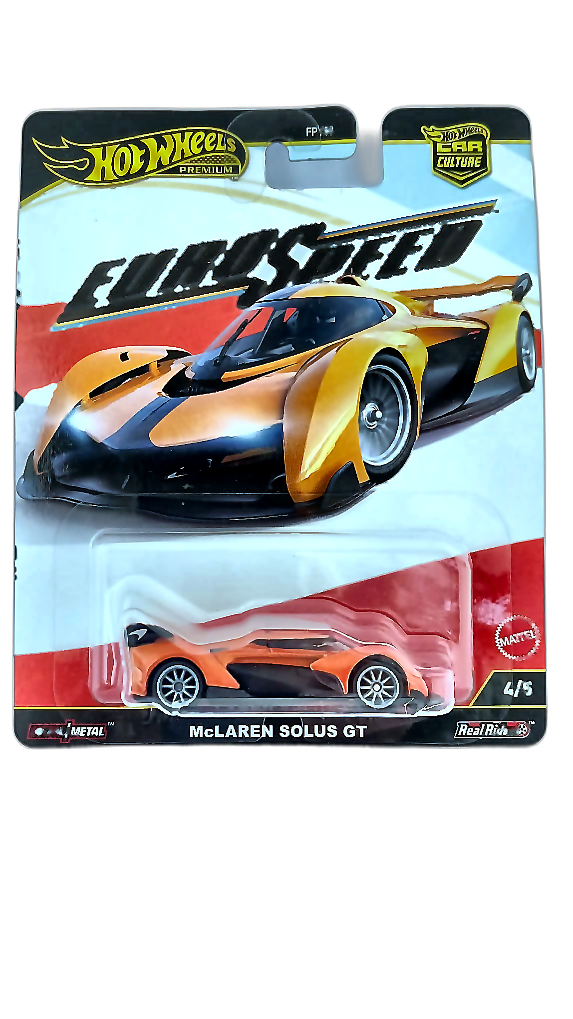 Hot Wheels Premium Car Culture Eurospeed 4/5 — McLaren Solus GT (FPY86)