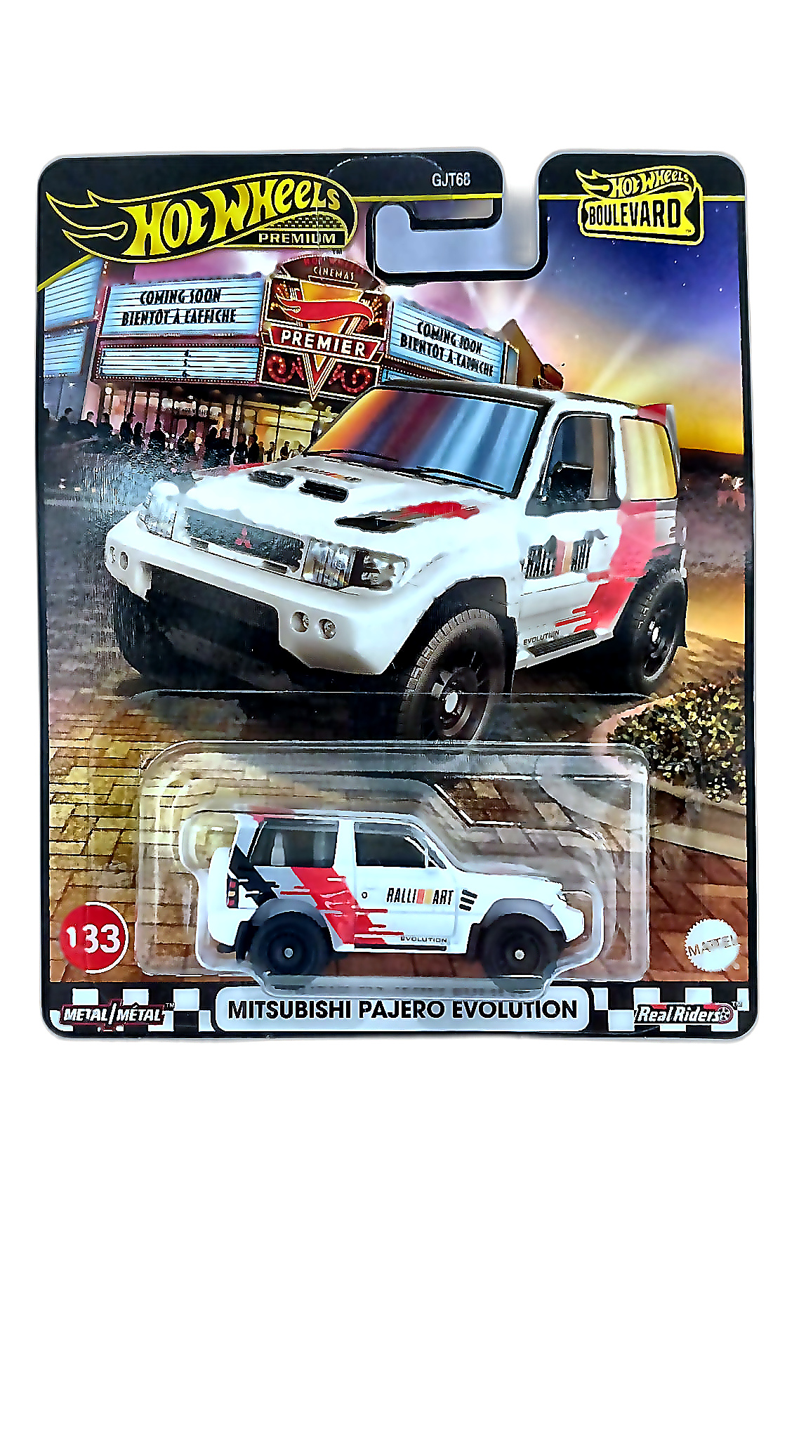 Hot Wheels Premium Boulevard #133 — Mitsubishi Pajero Evolution (GJT68)