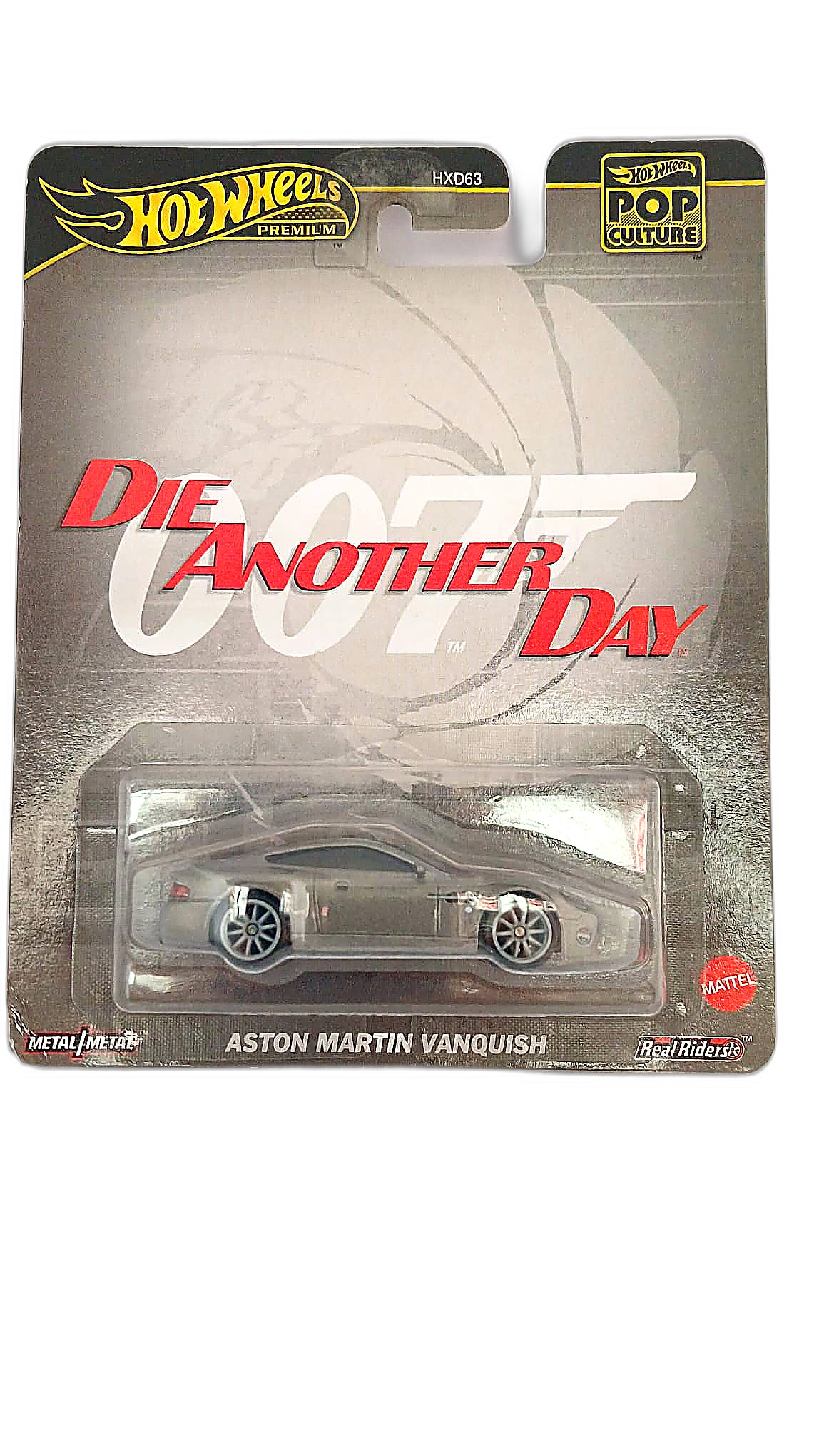 Hot Wheels Premium Pop Culture 007 Die Another Day — Aston Martin Vanquish (HXD63)
