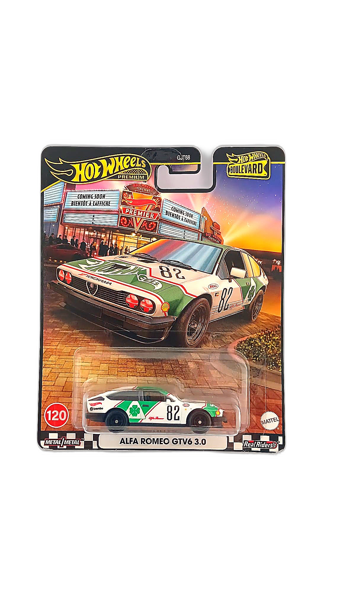 Hot Wheels Premium — Boulevard #120 — Alfa Romeo GTV6 3.0 (GJT68)
