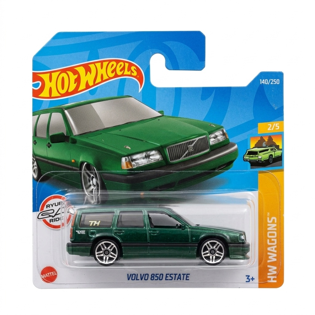 Hot Wheels — Mainline (HW Wagons 2/5 - Super Treasure Hunt / $TH) — Volvo 850 Estate (140/250)