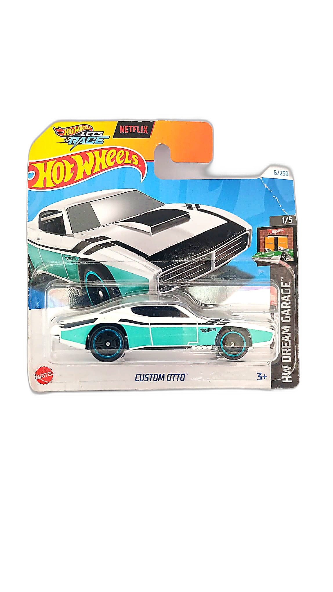 Hot Wheels — Custom Otto (HW Dream Garage 1/5, 5/250, Netflix "Let's Race" Serisi)
