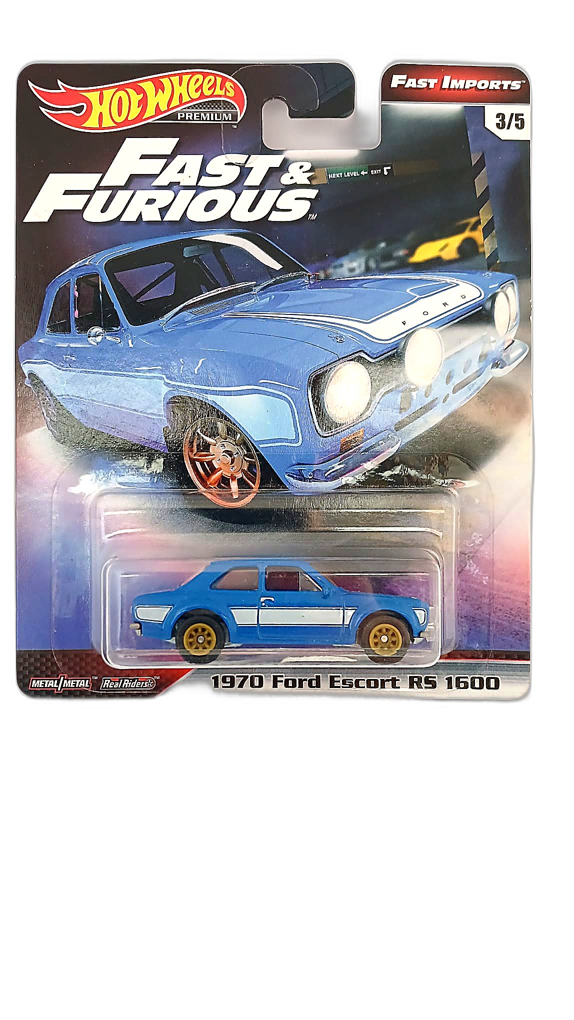 Hot Wheels Premium — 1970 Ford Escort RS 1600 (Fast & Furious / Fast Imports 3/5)