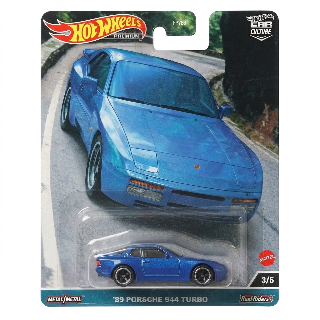 Hot Wheels Premium — '89 Porsche 944 Turbo (Car Culture / Canyon Warriors 3/5, Ürün Kodu: FPY86)